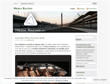 Tablet Screenshot of mediaracing.wordpress.com