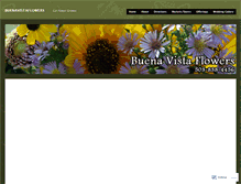 Tablet Screenshot of buenavistaflowers.wordpress.com