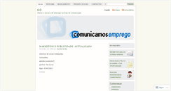 Desktop Screenshot of comunicamosemprego.wordpress.com