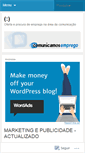 Mobile Screenshot of comunicamosemprego.wordpress.com
