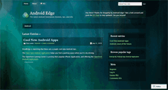 Desktop Screenshot of androidedge.wordpress.com