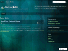 Tablet Screenshot of androidedge.wordpress.com