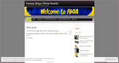 Desktop Screenshot of fboa.wordpress.com