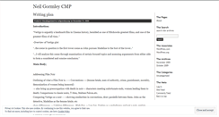 Desktop Screenshot of neilgormleycmp.wordpress.com