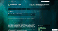 Desktop Screenshot of dangeroustypewriter.wordpress.com