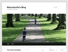 Tablet Screenshot of nilsandsofia.wordpress.com