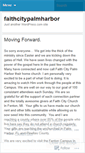 Mobile Screenshot of faithcitypalmharbor.wordpress.com