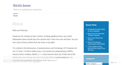 Desktop Screenshot of kirrinjones.wordpress.com