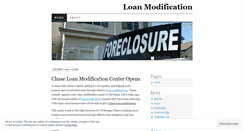 Desktop Screenshot of loanmodificationzoom.wordpress.com