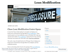 Tablet Screenshot of loanmodificationzoom.wordpress.com