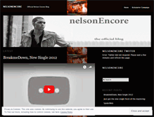 Tablet Screenshot of nelsonencore.wordpress.com