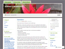 Tablet Screenshot of aboutsorina.wordpress.com