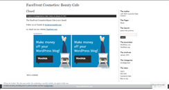 Desktop Screenshot of facefront.wordpress.com