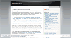 Desktop Screenshot of hcgdietlibrary.wordpress.com