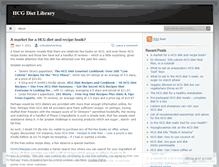 Tablet Screenshot of hcgdietlibrary.wordpress.com