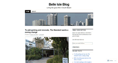 Desktop Screenshot of belleisleblog.wordpress.com
