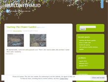 Tablet Screenshot of ibuildwithmud.wordpress.com