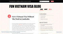 Desktop Screenshot of funvietnamvisa.wordpress.com