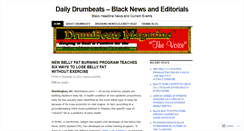 Desktop Screenshot of dailydrumbeats.wordpress.com