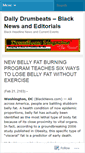Mobile Screenshot of dailydrumbeats.wordpress.com