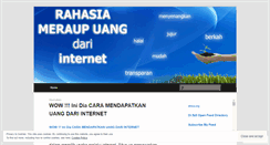 Desktop Screenshot of caramenghasilkanuangdariinternetdenganmudah.wordpress.com
