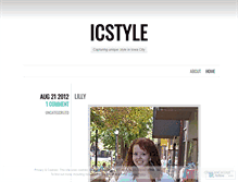 Tablet Screenshot of icstyle.wordpress.com