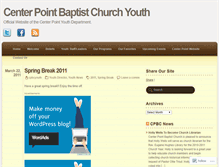 Tablet Screenshot of cpbcyouth.wordpress.com