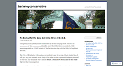 Desktop Screenshot of berkeleyconservative.wordpress.com