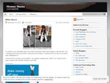 Tablet Screenshot of momidiaries.wordpress.com
