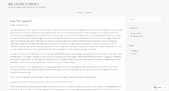 Desktop Screenshot of belligerentbrain.wordpress.com