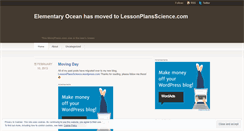 Desktop Screenshot of elementaryocean.wordpress.com