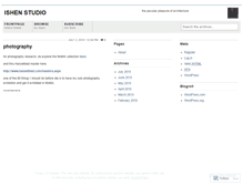 Tablet Screenshot of ishenstudio.wordpress.com