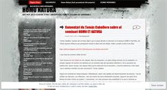 Desktop Screenshot of homenatura.wordpress.com