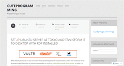 Desktop Screenshot of cuteprogramming.wordpress.com