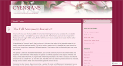 Desktop Screenshot of cyensians.wordpress.com