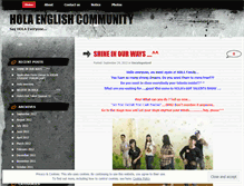 Tablet Screenshot of holaenglishcommunity.wordpress.com