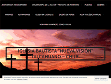 Tablet Screenshot of iglesianuevavision.wordpress.com