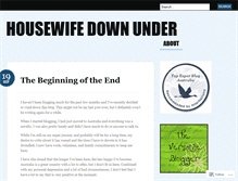 Tablet Screenshot of housewifedownunder.wordpress.com
