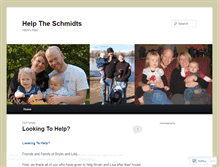 Tablet Screenshot of helptheschmidts.wordpress.com