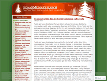 Tablet Screenshot of novanmediaresearch.wordpress.com