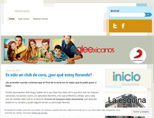 Tablet Screenshot of gleexicanos.wordpress.com