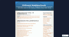 Desktop Screenshot of chilliwackneighbourhoods.wordpress.com