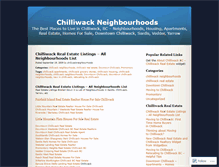 Tablet Screenshot of chilliwackneighbourhoods.wordpress.com