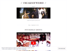 Tablet Screenshot of freaksofweird.wordpress.com
