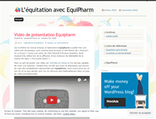 Tablet Screenshot of equitation.wordpress.com