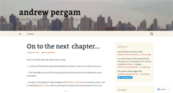 Desktop Screenshot of andrewpergam.wordpress.com