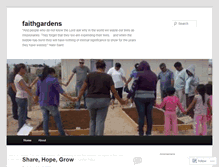 Tablet Screenshot of faithgardens.wordpress.com