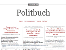 Tablet Screenshot of politbuch.wordpress.com