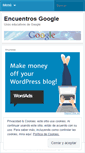 Mobile Screenshot of encuentrosgoogle.wordpress.com
