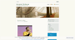Desktop Screenshot of journeyislam.wordpress.com